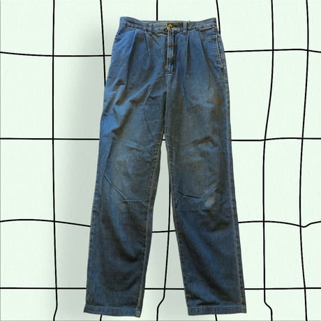 [USED] HANGTEN👣タック DENIM パンツ