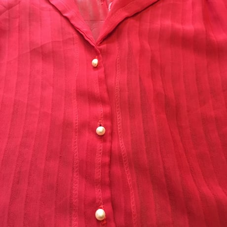 [USED]  軽〜いオープンカラーのシフォンシャツ
