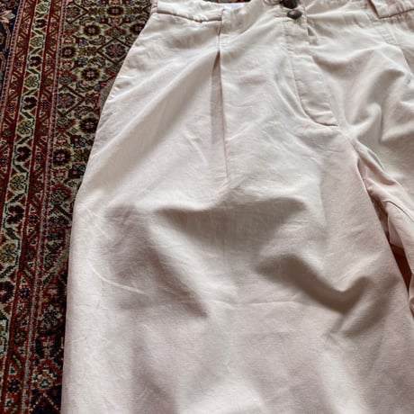 [USED] BABY PINK タックPANTS
