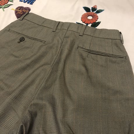 [USED] グレンチェックスラックス♡