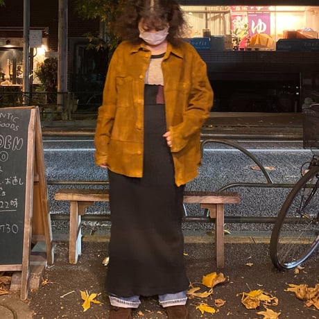[USED] スエードレザーシャツ