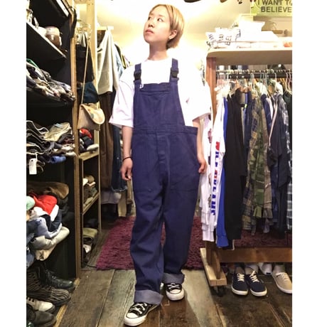 [USED] BLUE COTTON  オーバーオール