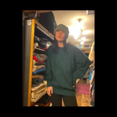 [USED] Green Hand Framed Knit 💚
