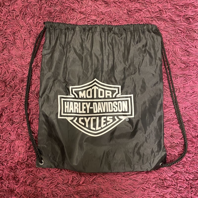 限定【Harley Davidson】ナップサック バックパックロゴ付き 新着【Harley Davidson】贈り物にも☆ナップサック バックパック