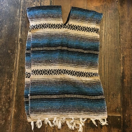 [USED] メキシカンラグ ポンチョ