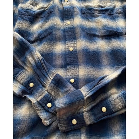 [USED] オンブレチェック レーヨンSHIRTS