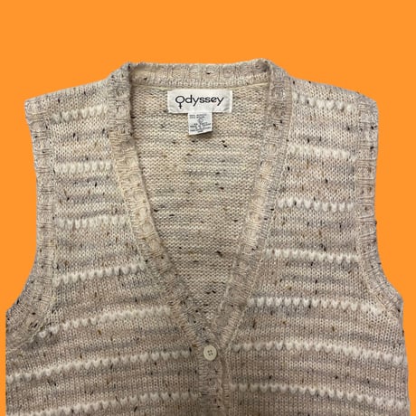[USED] フロントボタンニットVEST