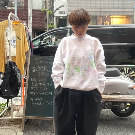 [USED] うさぎプリント🐇スエット♡