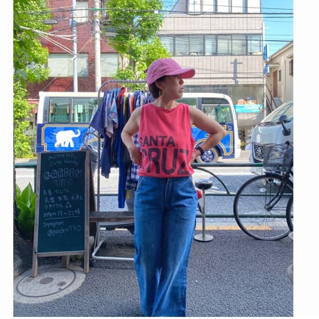[USED] ノースリーブプリントTOPS❤️