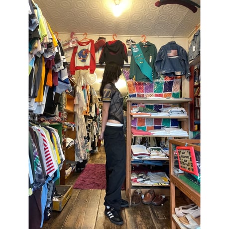 [USED] vintage MESH FOOTBALL  Tee