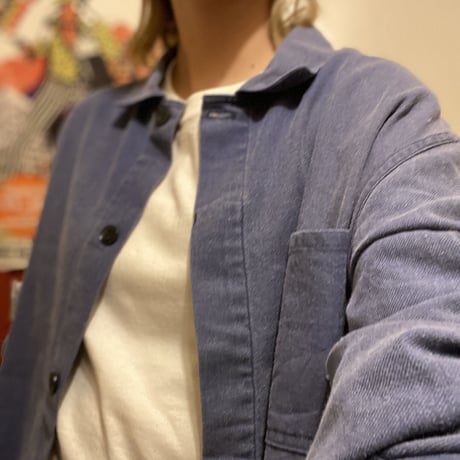 [USED] Euro VINTAGE work jacket🟦