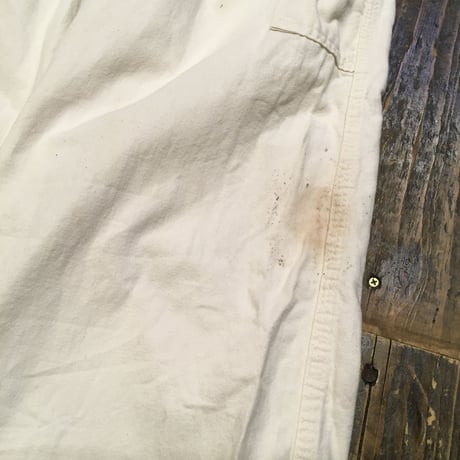 [USED] 'ワシントンDEE CEE' ホワイトデニムOVERALL!