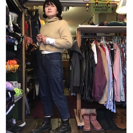 [USED] LAUREN JEANS  はんぱ丈デニム