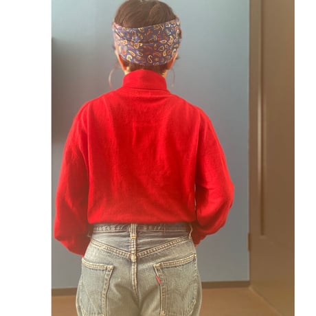 [USED] CASH WOOL❤️タートルニット