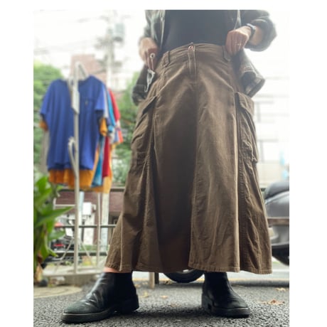 [USED] コーデュロイ カーゴSKIRT
