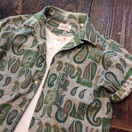 [USED] VINTAGE  "ARROW" ペイズリーシャツ