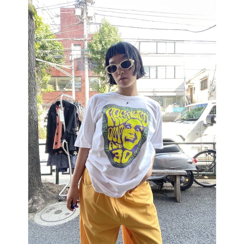 【最終値下】90s PENNYCANDY smile スマイル Tシャツ　XL 古着 00s Canada製 Dazed and Confused スマイル ニコちゃん