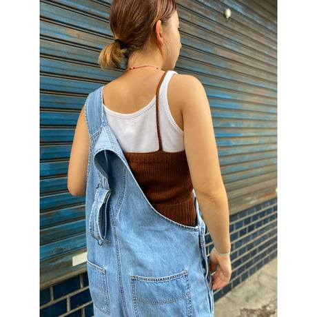 [USED] BROWN ニットキャミ♡