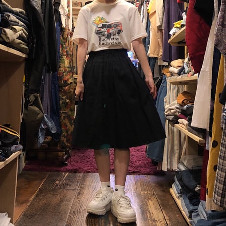 [USED] BLACK ギャザースカート