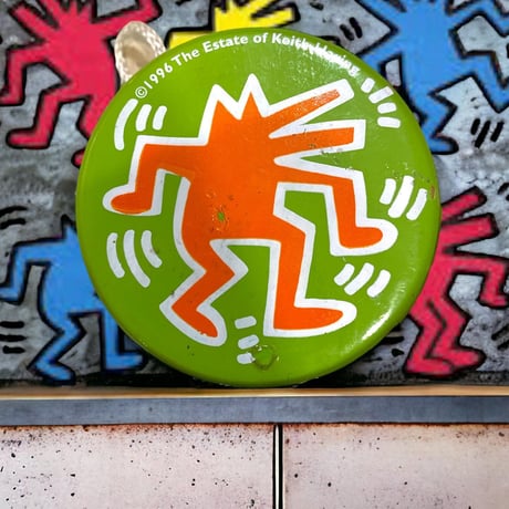 ［USED］1996Keith Haring🧡Yo-Yo💚