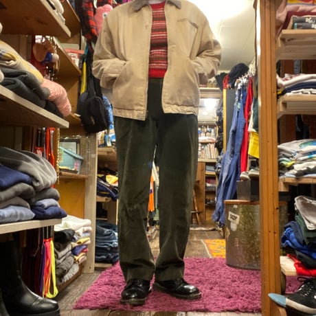 [USED] 太畝コーデュロイ🫒オリーブ PANTS