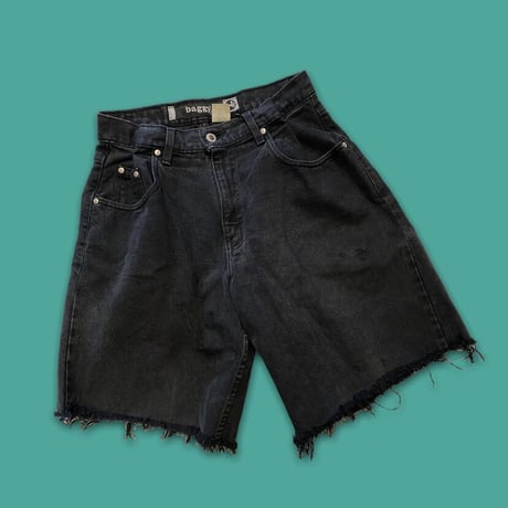 [USED] Levis cut off  SILVER TAB🖤BLACK