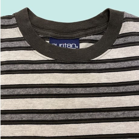 [USED] 渋めなマルチボーダーTee