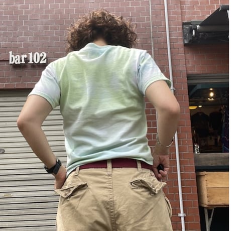 [USED] タイダイ プリントチビtee 💚
