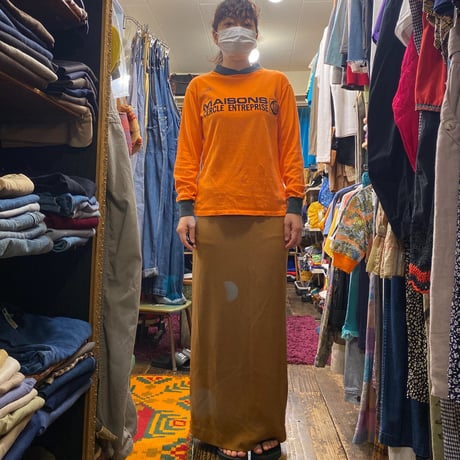 [USED] EURO VINTAGE フロッキープリントTee🧡