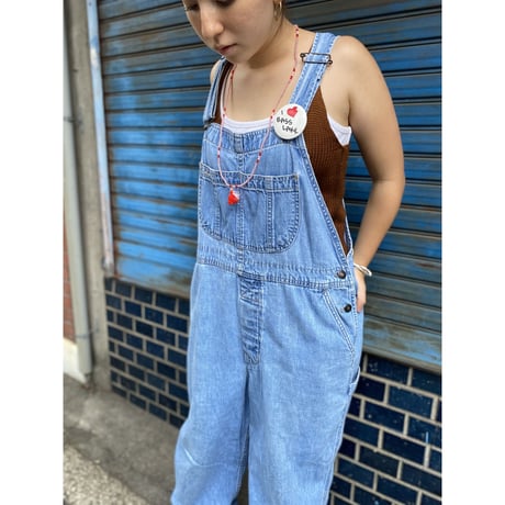 [USED]  LANDS' END DENIM OVERALL
