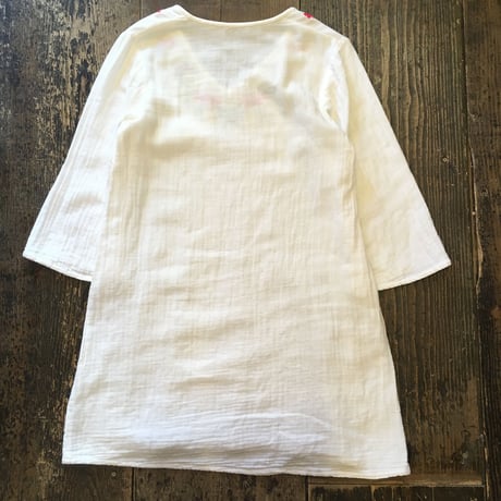 [USED] 花刺繍ベルスリーブチュニック