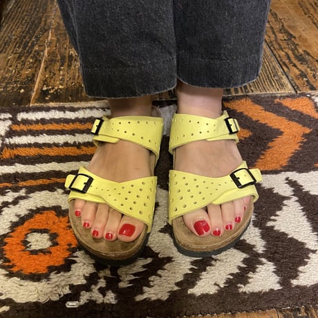 [USED] BIRKEN STOCK SANDAL "Birki's" YELLOW
