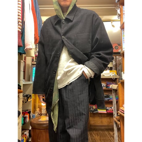 [USED] シンプル BLACK ハーフコート