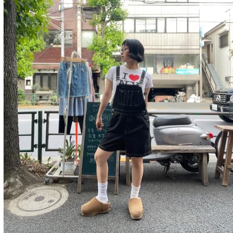 [USED] ”GAP”♡BLACK SHORTオーバーオール