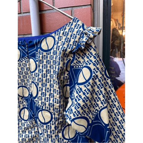 [USED] AFRICAN BATIK フリルtops