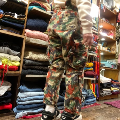[USED] スイス軍 CAMO柄オーバーオール