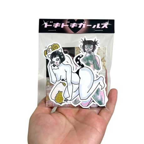 【doki doki girls】ドキドキアニマルsticker（blind pins) pac