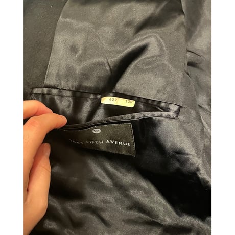 [USED] カシミア BLACK ロングコート