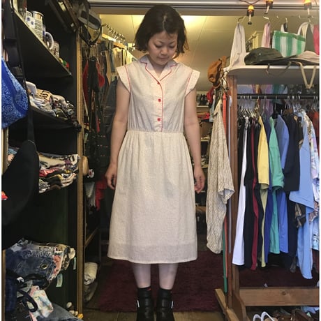 [USED] COTTON ドットワンピース