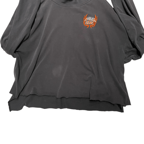 [USED] HARLEY DAVIDSON "BORO" モックネック L/S Tee