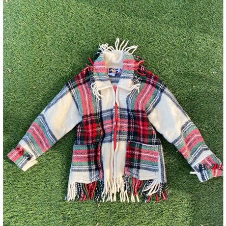 [USED] ブランケットみたいなWOOL JACKET♡