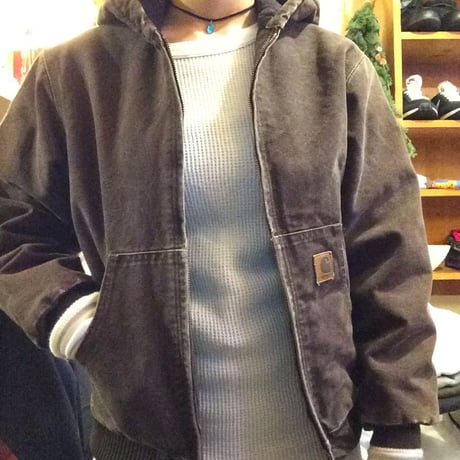 [USED] Carhartt PARKA  Youth-L BROWN