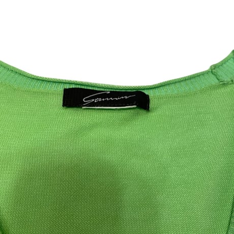 [USED]ライムグリーン　カーディガン💚