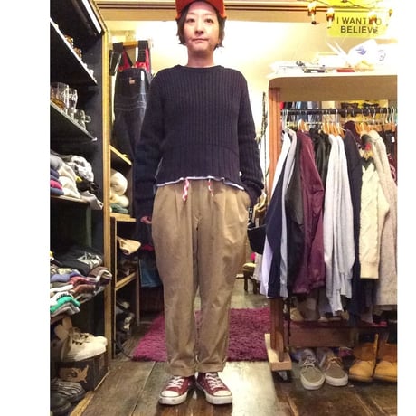 [USED] POLO SPORTS  ARMYニット