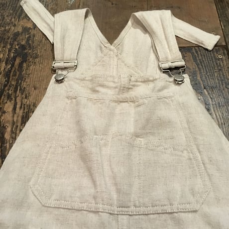 [USED] LINENオーバーオール