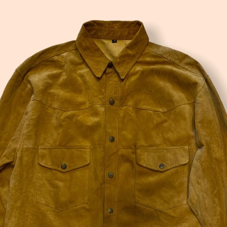 [USED] vintage スエード シャツ