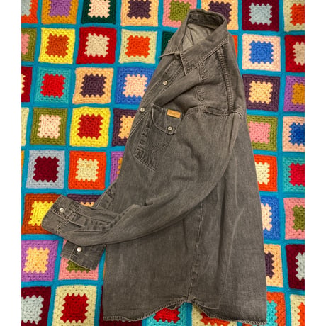 [USED] Wrangler COTTON DENIM SHIRT！