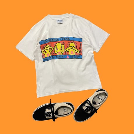 [USED] 90's キース・へリング tee