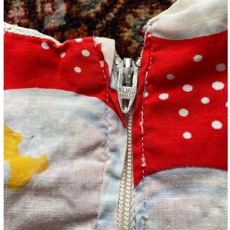 [USED] かわい〜vintage 総柄 ロングワンピース