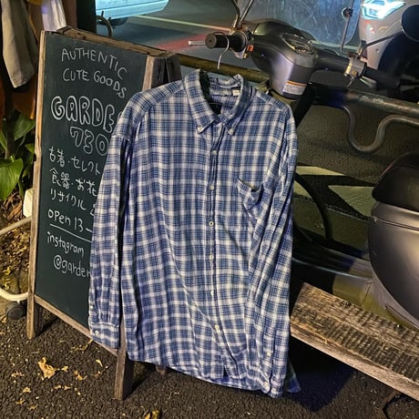 [USED] OLD GAP B.D  ネルシャツ
